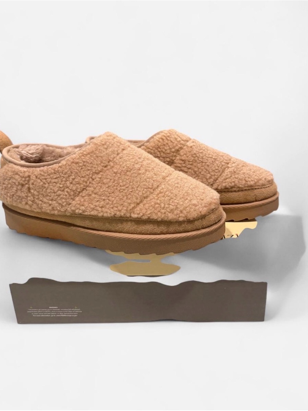 Rock & Candy Tan Sherpa Slip-On